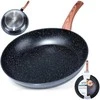Granito indukcinė keptuvė, neprideganti, tvirta, patvari VILDE 32 cm