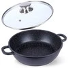 Granito keptuvės puodas 24 cm GRANDE dujų indukcija