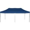Greitosios prekybos paviljonas - 3x6 m - 3 sienos - mėlynos spalvos