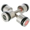 HH09 2 x 9 KG HMS PREMIUM CHROME Hanteliai