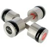 HH10 2 x 10 KG HMS PREMIUM CHROME Hanteliai