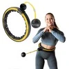 HHM21 HULA HOP Juodas/GELTONAS SU MAGNETAIS, TPE PUBS IR SVORIU + HMS SKAITIKLIS