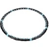 HHP006 JUODAI MĖLYNAI HULA HOP MASAŽAS SU MAGNETAIS 98cm HMS