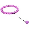 HHW12 PLIUS DYDŽIO HULA HOOP VIOLETAS SU RIEŠUTAIS IR HMS SVORIU