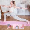 HMS YOGA SET TPE MAT ŠVIESI RAUDŽIAS YM10 + KUBO PILKA KJ02 + DIRŽELĖ SJ02