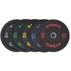 HTBR10 Žalias OLYMPIC PLATE BUMPER 10 KG HMS