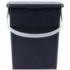 Juoda laikymo talpa 5,5 l