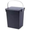 Juoda laikymo talpa 5,5 l