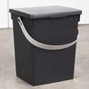 Juoda laikymo talpa 5,5 l