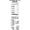 Kaja Vitto tekstilinė spinta - ruda