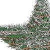 Kalėdinė apsnigta šviečianti žvaigždė puošmena, kalėdinis apšvietimas, 20 LED, 30 cm