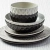 Keramikinė juoda pietų lėkštė, sekli vakarienei, SOHO CLASSIC, 27 cm