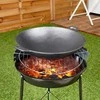 Ketaus keptuvė, wok, ketaus lėkštė su dviem rankenomis, apvali, 30 cm