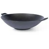 Ketaus keptuvė, wok, ketaus lėkštė su dviem rankenomis, apvali, 30 cm