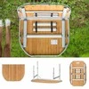 KING CAMP Bamboo Camping Stalas 120 x 80 cm