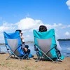 KING CAMP Cyan High Tourist Camping Žvejybos kėdė