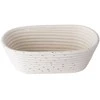 Krepšelis iš rotango duonai kildinanti duonos tešlai 1,5kg 32x15x9 cm