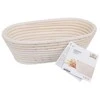 Krepšelis iš rotango duonai kildinanti duonos tešlai 1,5kg 32x15x9 cm