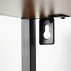 Laisvai pastatoma dekoratyvinė metalinė lentyna Juoda ORION 46x30x130 cm