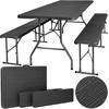 Lauko baldų komplektas Woodland maitinimo stalas + 2 suolai