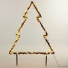 Lauko metalinė eglutė, 225 LED, 100 cm