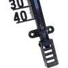 Lauko termometras juodas 25 cm