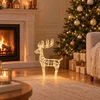 LED lauko šviečiantys elniai namų sodui - Rudolf