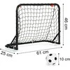 LOPEZ futbolo vartų rinkinys 2x 61x46 cm
