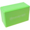 MASTER Žalias Yoga Block Cube 23 x 15 x 10 cm