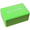MASTER Žalias Yoga Block Cube 23 x 15 x 10 cm