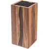 Medinis dekoratyvinis peilių stovas ORION 11 x 23 x 23,5 cm