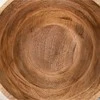 Medinis vaisių ir daržovių dubuo salotų patiekalams patiekti, 25 cm, 3 l