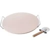 MEGA PIZZA RINKINYS PEILIS + STOVAS + AKMUO 33cm
