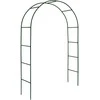 Metalinė arkinė pavėsinė, juoda, 240 cm
