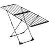 Metalinė drabužių džiovykla, juoda, prailginama XXL, 110-189 cm