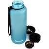Meteor 1500 ml pilkai mėlynas sportinis buteliukas