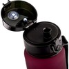 „Meteor“ 650 ml bordo spalvos sportinis butelis