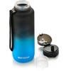 Gertuvė Meteor sportinis buteliukas 1500 ml juodas/mėlynas
