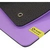 MFK01 VIOLETAS- Juodas CLUB treniruoklių kilimėlis su skylutėmis HMS PREMIUM