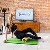 MFK01 Žalias-Juodas KLUBINIS FITNESO KILIMAS SU KIULĖMIS HMS PREMIUM