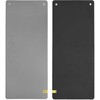 MFK08 PILKAI Juodas KLUBINIS FITNESO KILIMAS SU KIULĖMIS 140*60CM EVA 15MM HMS PREMIUM