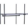 Mira tekstilinė spintelė su 6 lentynomis - pilka
