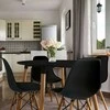 Moderni Paris DSW kėdė, juoda