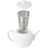MONA balto porcelianinio arbatos puodelis su arbatos infuziniu, 700 ml