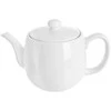 MONA balto porcelianinio arbatos puodelis su arbatos infuziniu, 700 ml