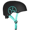 MTW001-1 ŠALMAS Juodas IR MĖLYNAS DYDŽIO. XS (48-52cm) NILS EXTREME