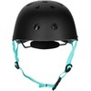 MTW001-1 ŠALMAS Juodas IR MĖLYNAS DYDŽIO. XS (48-52cm) NILS EXTREME