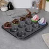 Muffin kepimo forma, bandelės puodeliai, 12 vnt
