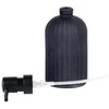 Muilo dozatoriaus stiklas juodas 400 ml