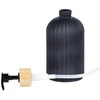 Muilo dozatoriaus stiklas juodas 400 ml